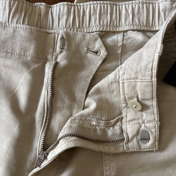 Gap Tan Chino Pants Zips At Bottom Size 16 NWT - Picture 4 of 11